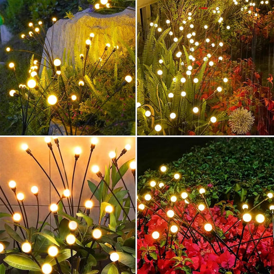 Outdoor Solar Garden Lights – Decorative LED Lights for Pathways, Patio, Lawn, Wedding & Backyard Decor