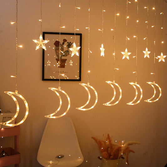 LED Decorative Curtain Lights – Starry String Lights for Bedroom, Balcony, Festival | Bulk Supply