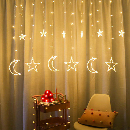 LED Decorative Curtain Lights – Starry String Lights for Bedroom, Balcony, Festival | Bulk Supply