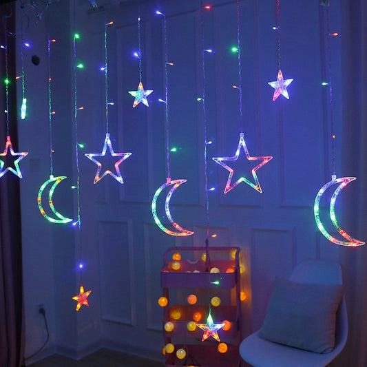 LED Decorative Curtain Lights – Starry String Lights for Bedroom, Balcony, Festival | Bulk Supply