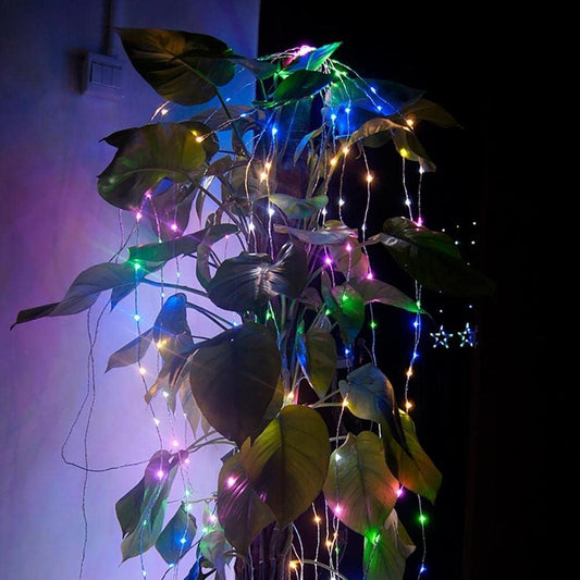 Battery Operated Silver Wire LED Fairy Lights – Portable String Lights for Christmas, Bedroom, Wedding & Outdoor Decorations