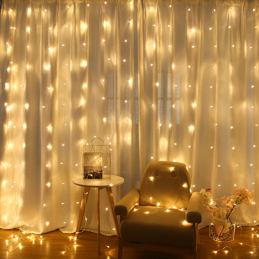 LED Waterfall String Lights – Outdoor Garden Fairy Lights for Patio, Christmas, Party & Wedding Decoration