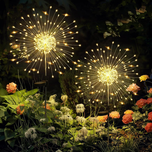 DIY Solar Garden Lights – Outdoor Waterproof Copper Wire LED Lights for Yard, Patio, Holiday & Festival Decoration